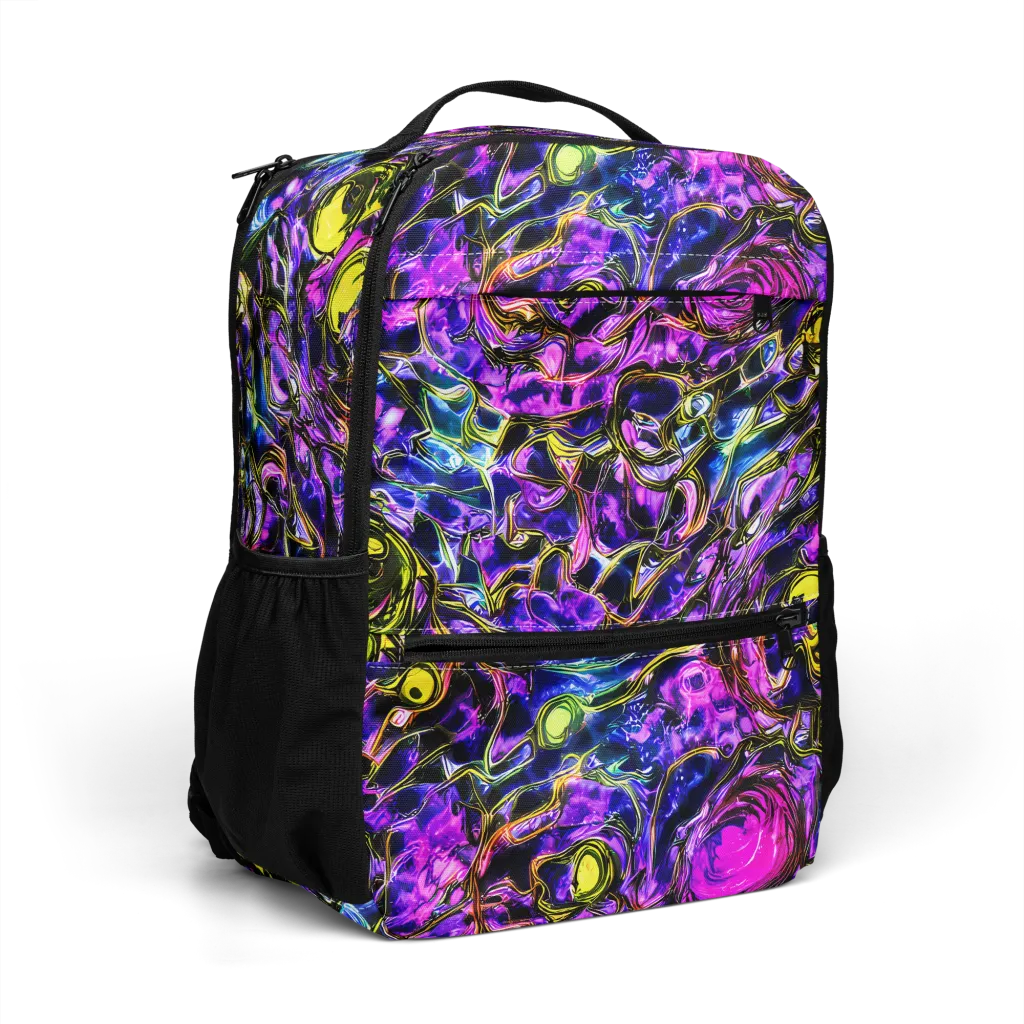 Midnight Fluorescence on Utility Backpack — Right Front