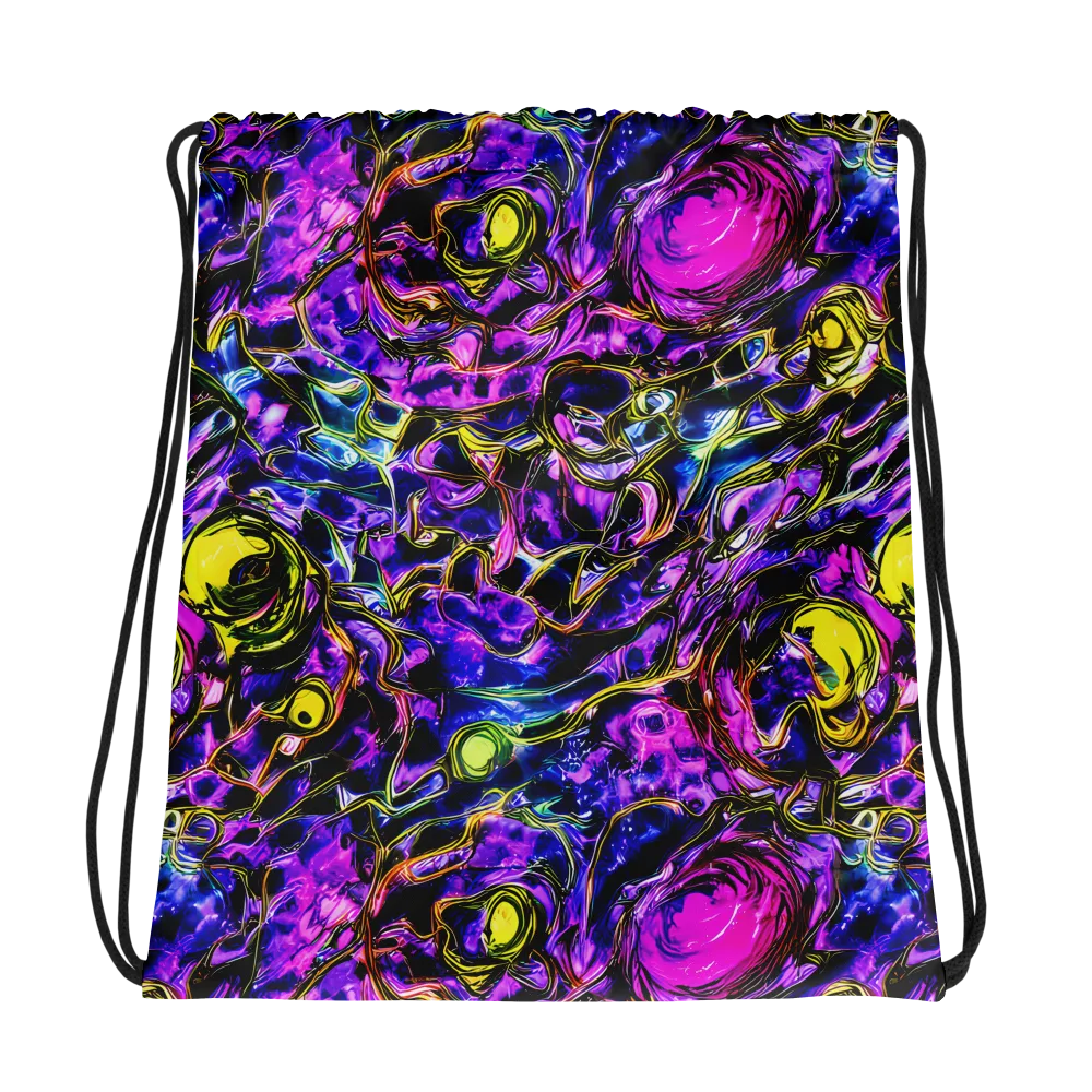 Midnight Fluorescence on Drawstring Bag — Photo