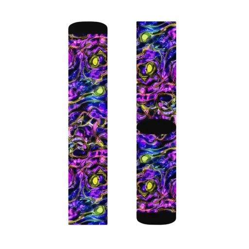 Midnight Fluorescence on a Socks