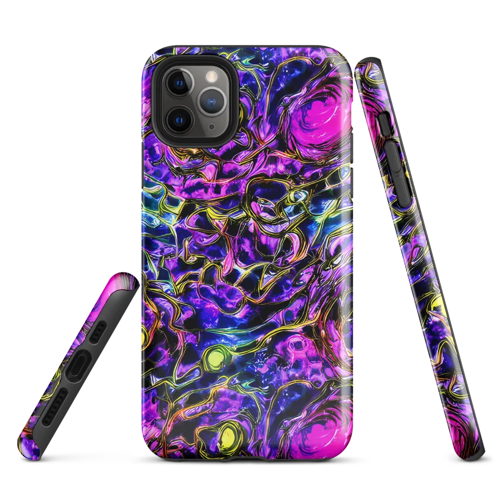 Midnight Fluorescence on Tough Case for iPhone® — Front