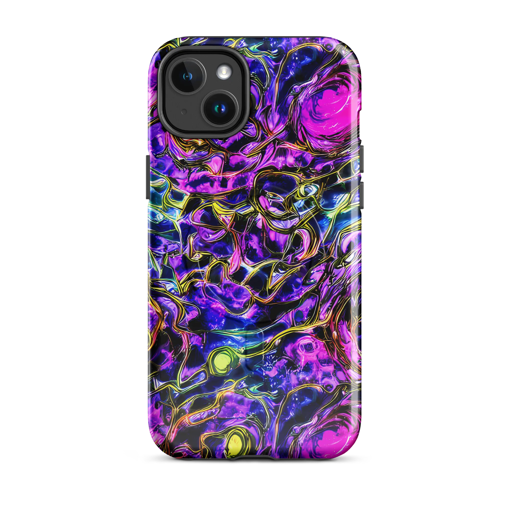 Midnight Fluorescence on MagSafe Tough Case for iPhone® — Front