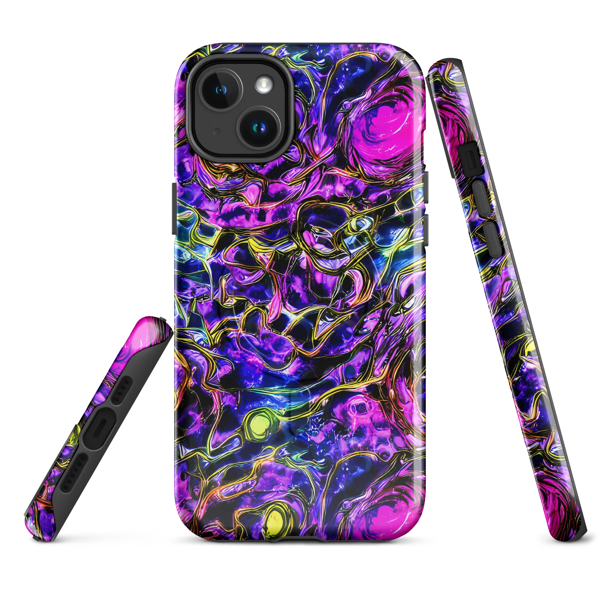 Midnight Fluorescence on MagSafe Tough Case for iPhone® — Front