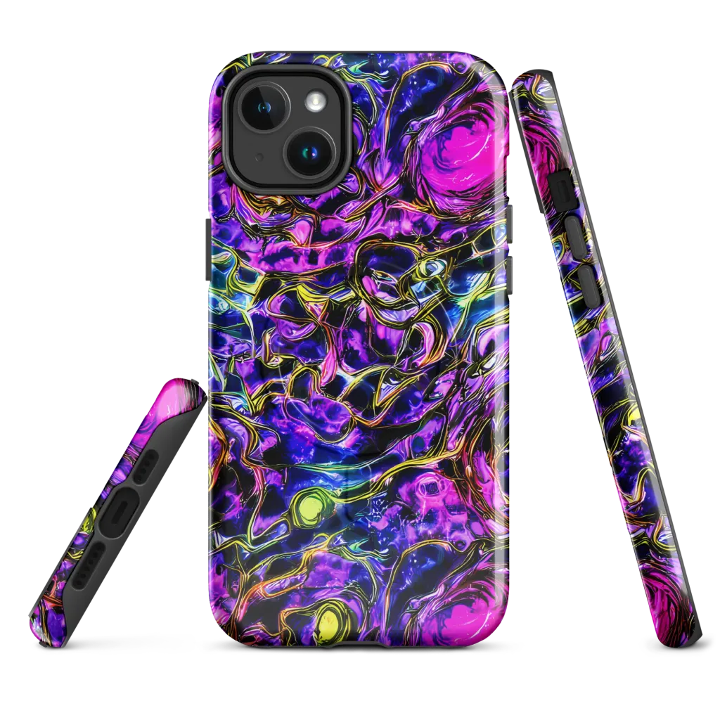 Midnight Fluorescence on MagSafe Tough Case for iPhone® — Front