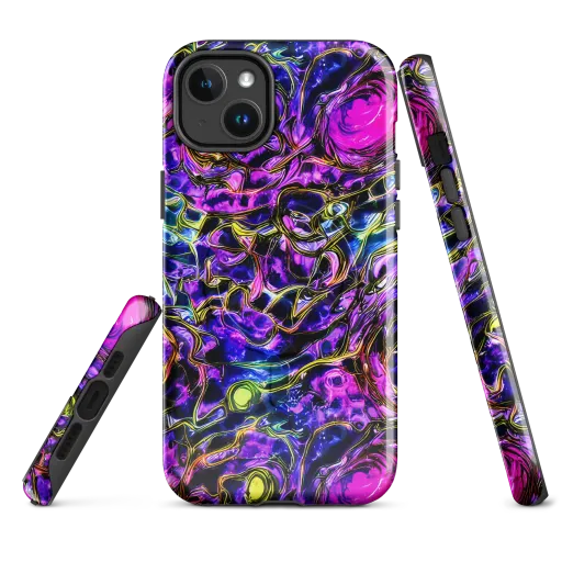 Midnight Fluorescence on a MagSafe Tough Case for iPhone®