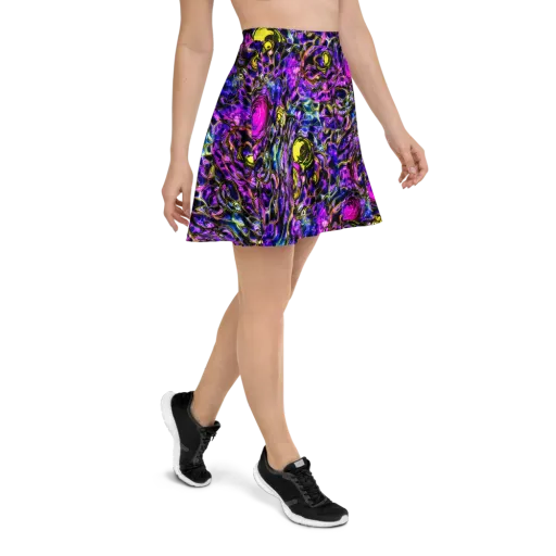 Midnight Fluorescence on a Skater Skirt