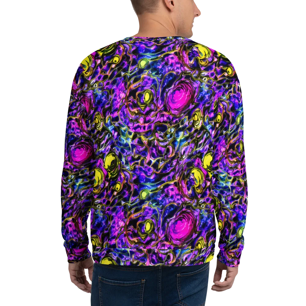 Midnight Fluorescence on Sweatshirt — Back