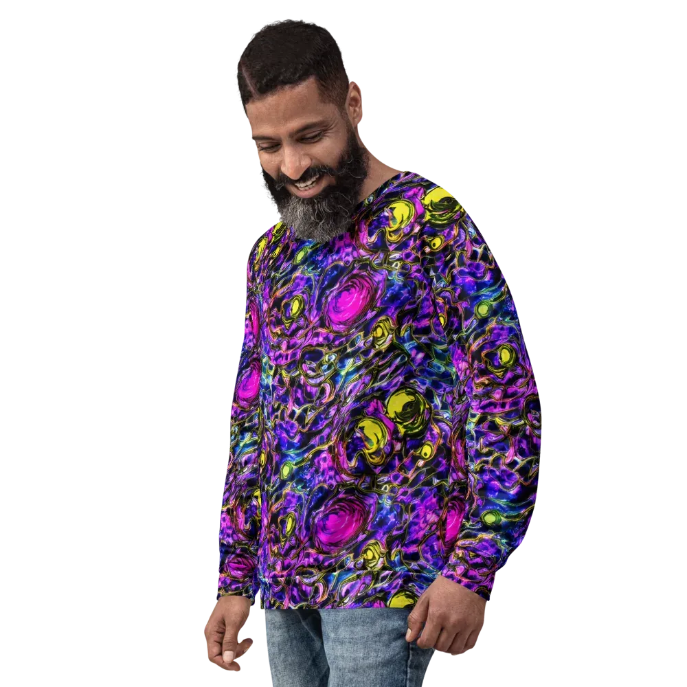 Midnight Fluorescence on Sweatshirt — Left Front