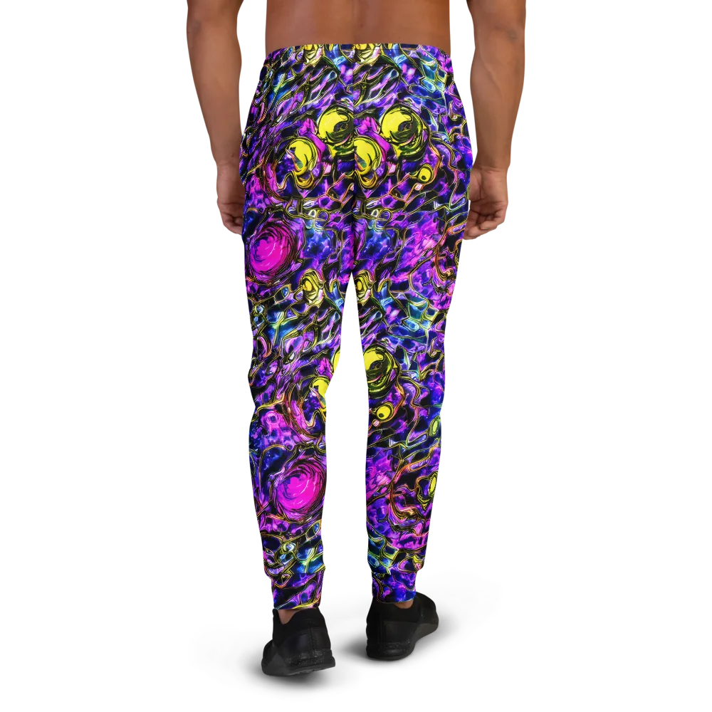 Midnight Fluorescence on Men's Joggers — Back