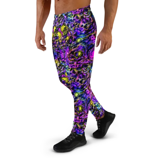 Midnight Fluorescence on a Men's Joggers