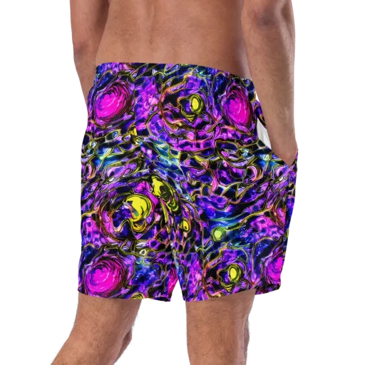 Midnight Fluorescence on a Swim Trunks
