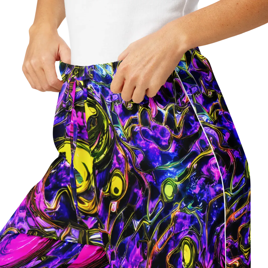 Midnight Fluorescence on Women's Pajama Pants — Product details