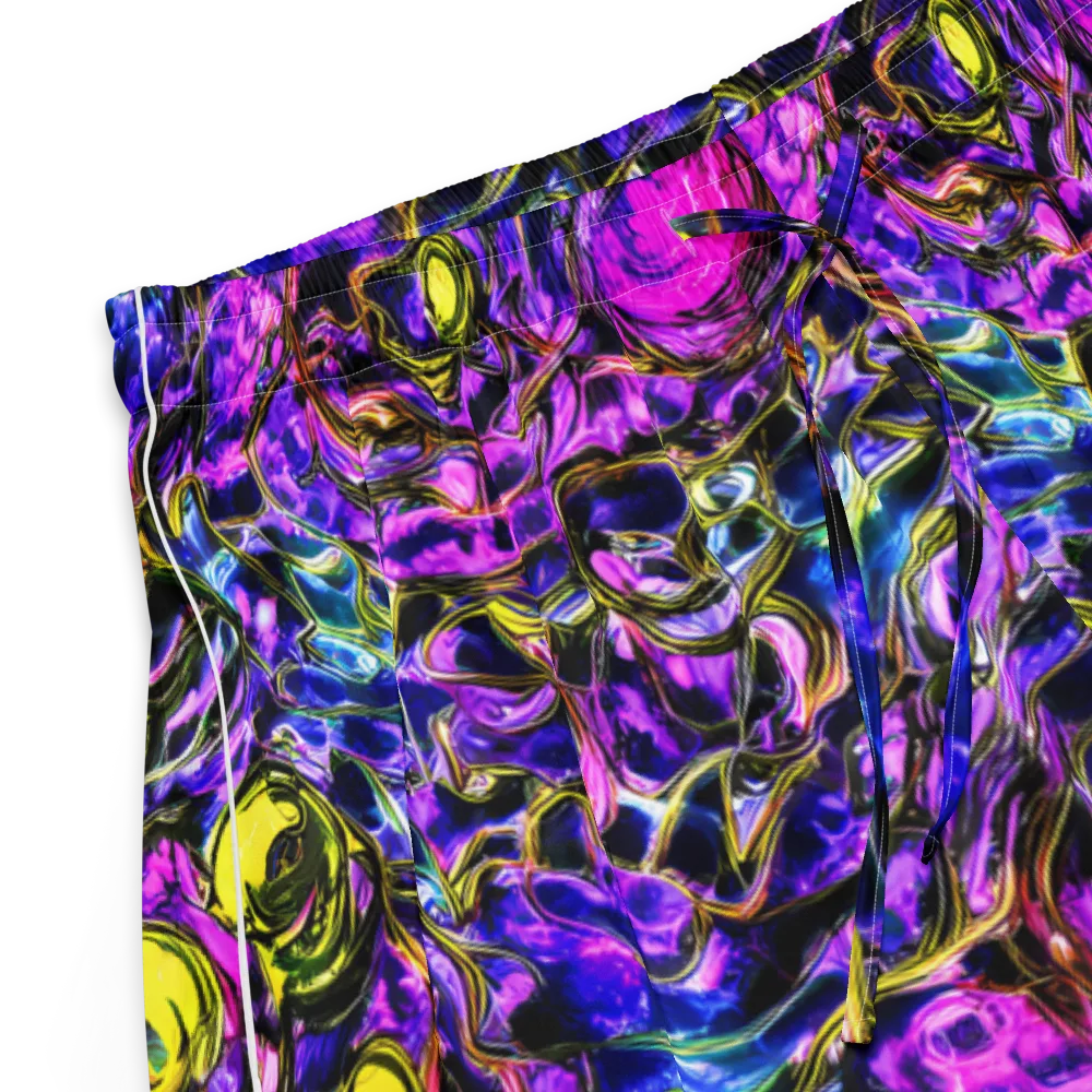 Midnight Fluorescence on Women's Pajama Shorts — Product details