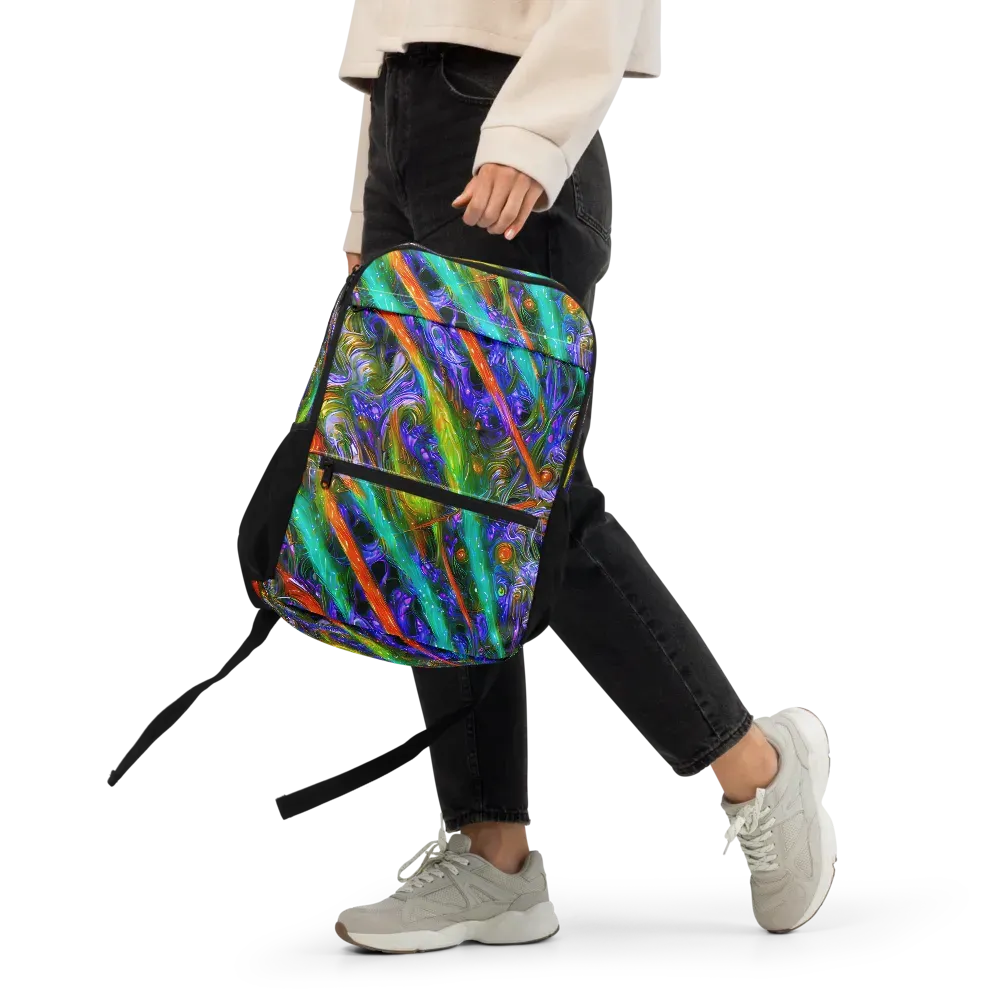 Turbulent Prism on Utility Backpack — Front