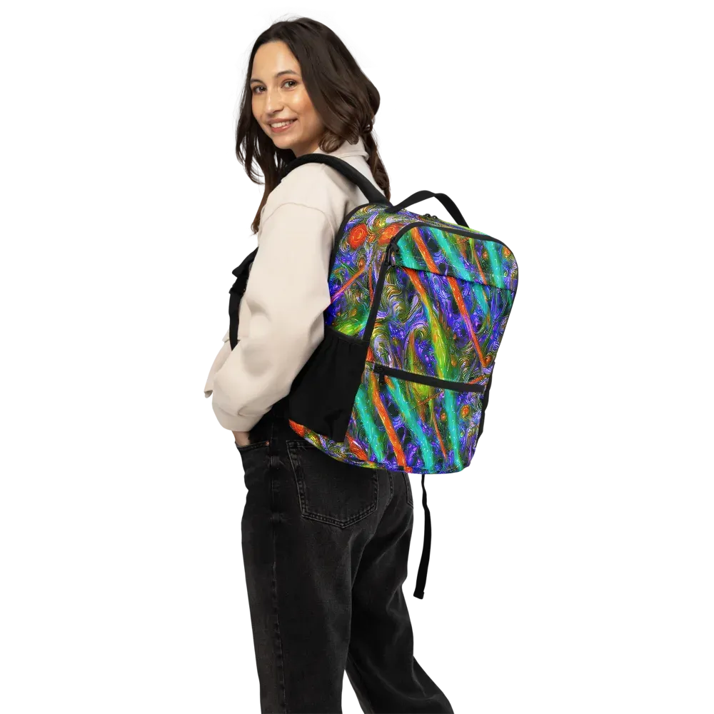 Turbulent Prism on Utility Backpack — Back