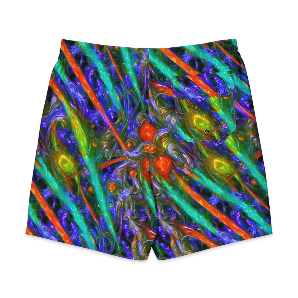 Turbulent Prism on Men's Board Shorts — Back