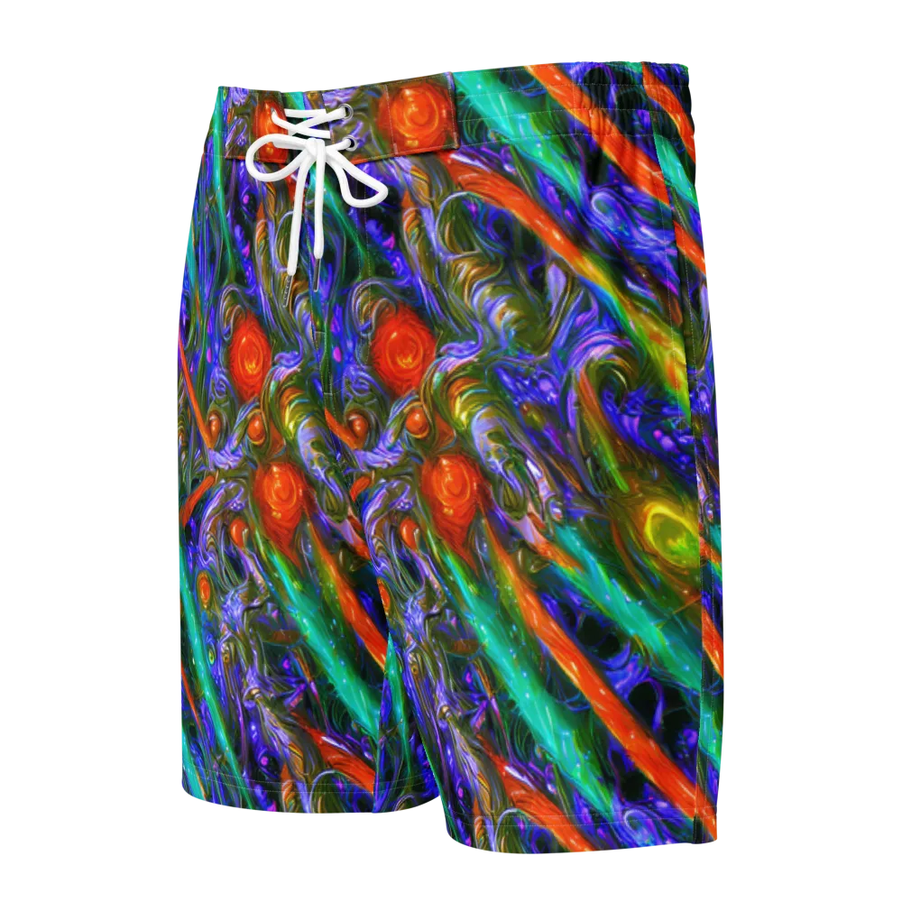 Turbulent Prism on Men's Board Shorts — Front