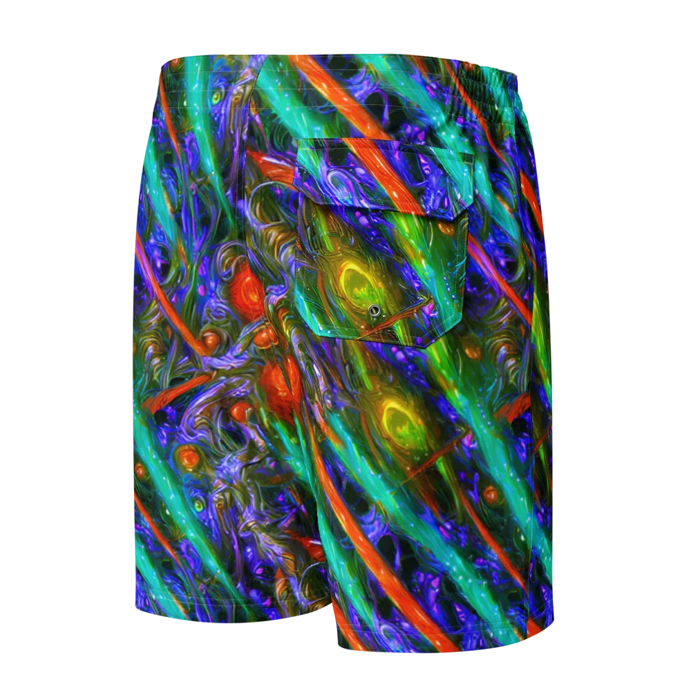 Turbulent Prism on Men's Board Shorts — Back