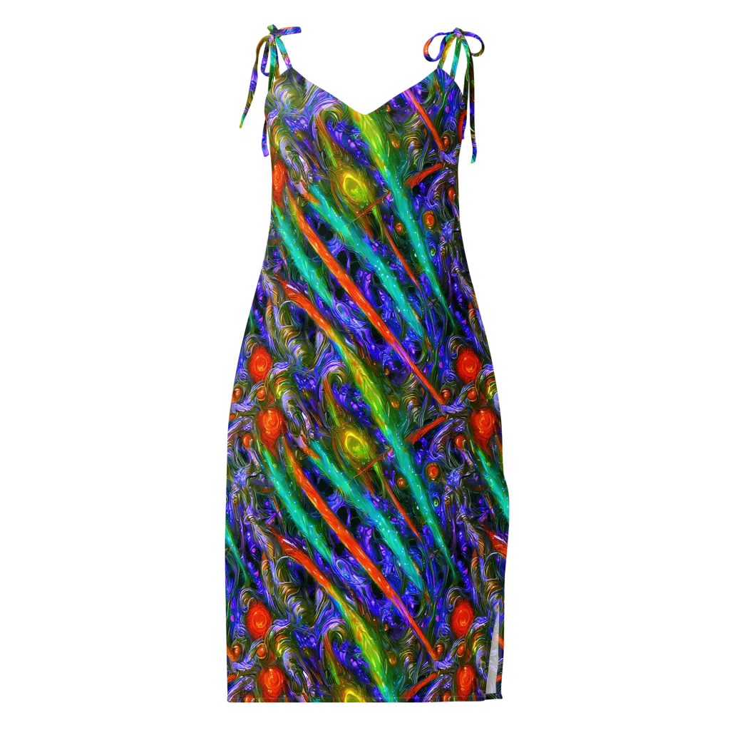 Turbulent Prism on Slip Dress — Front