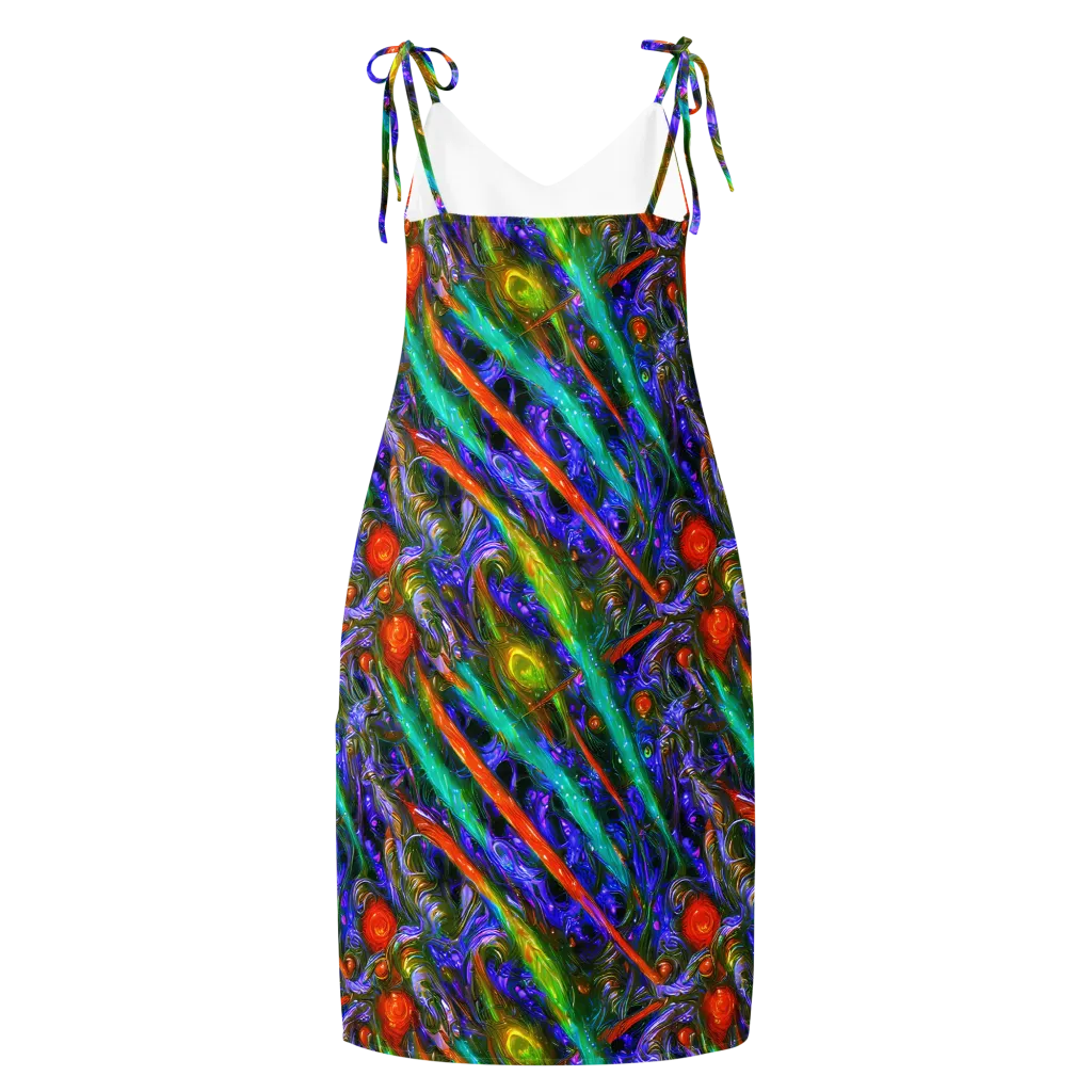 Turbulent Prism on Slip Dress — Back