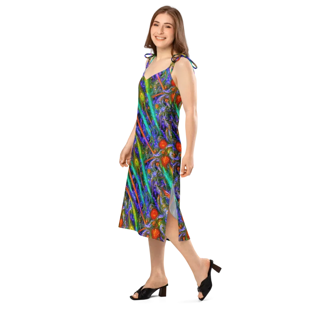 Turbulent Prism on Slip Dress — Left Front