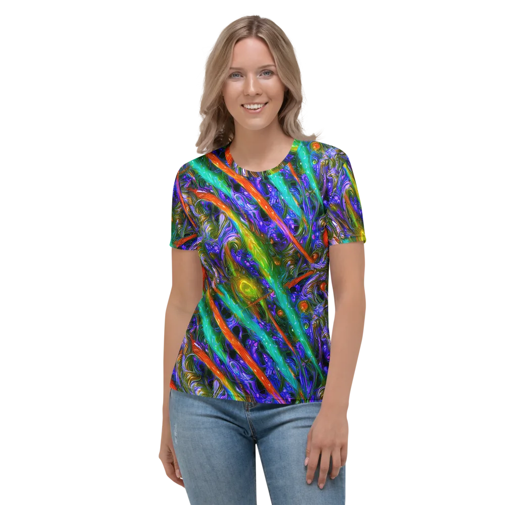 Turbulent Prism on Women's Crew Neck T-Shirt — Front