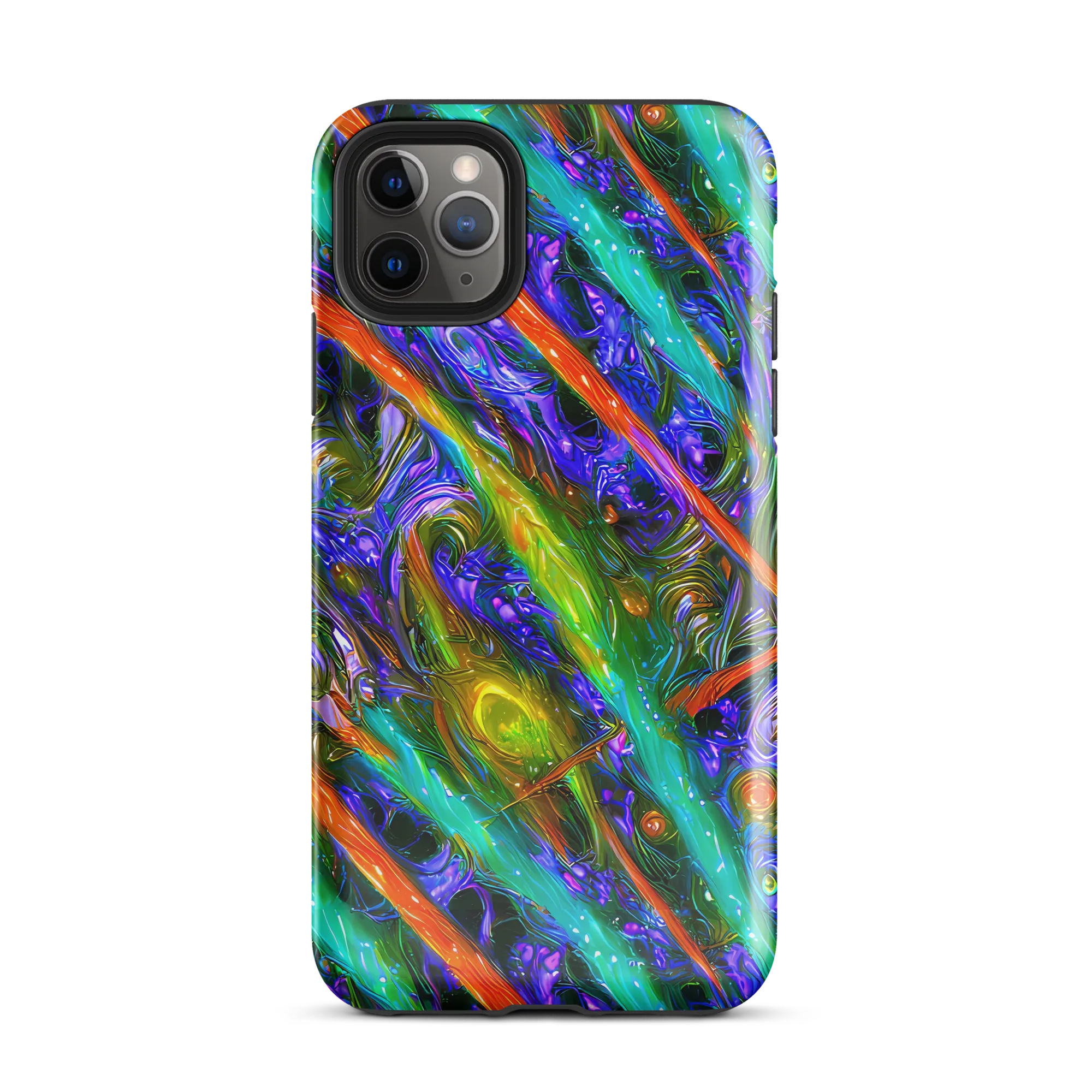 Turbulent Prism on Tough Case for iPhone® — Front