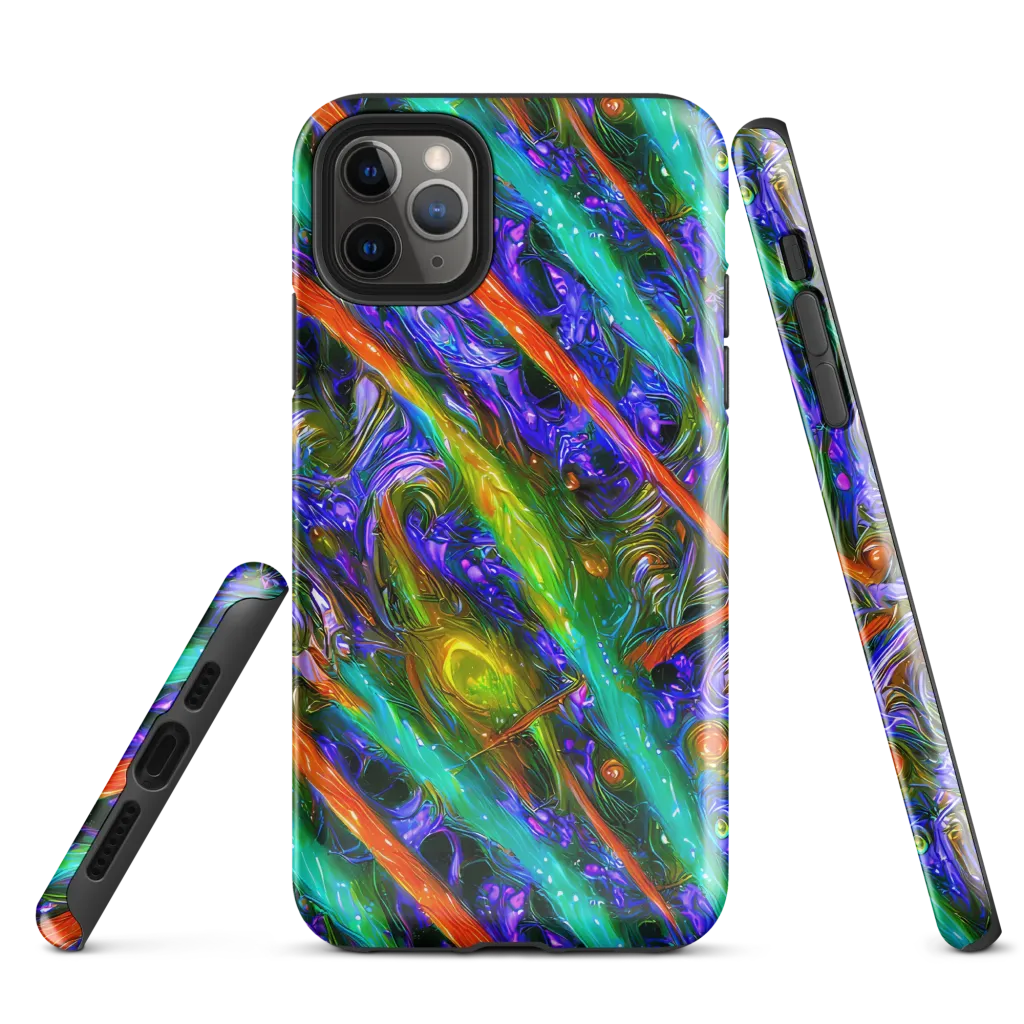 Turbulent Prism on Tough Case for iPhone® — Front
