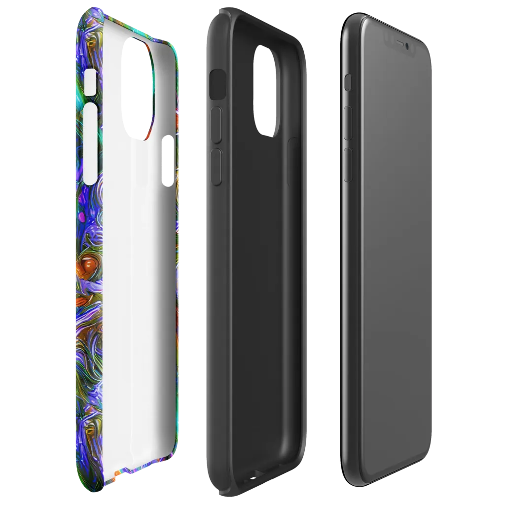 Turbulent Prism on Tough Case for iPhone® — Right