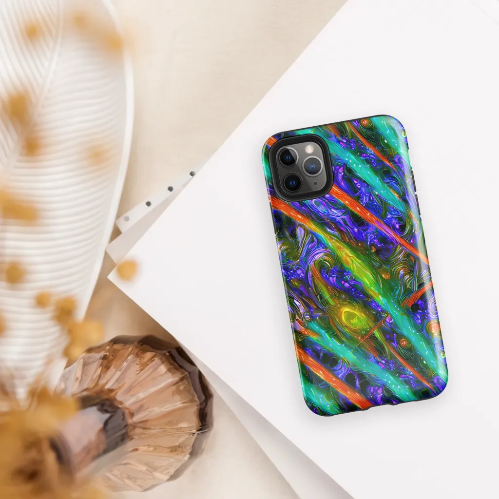 Turbulent Prism on Tough Case for iPhone® — Front