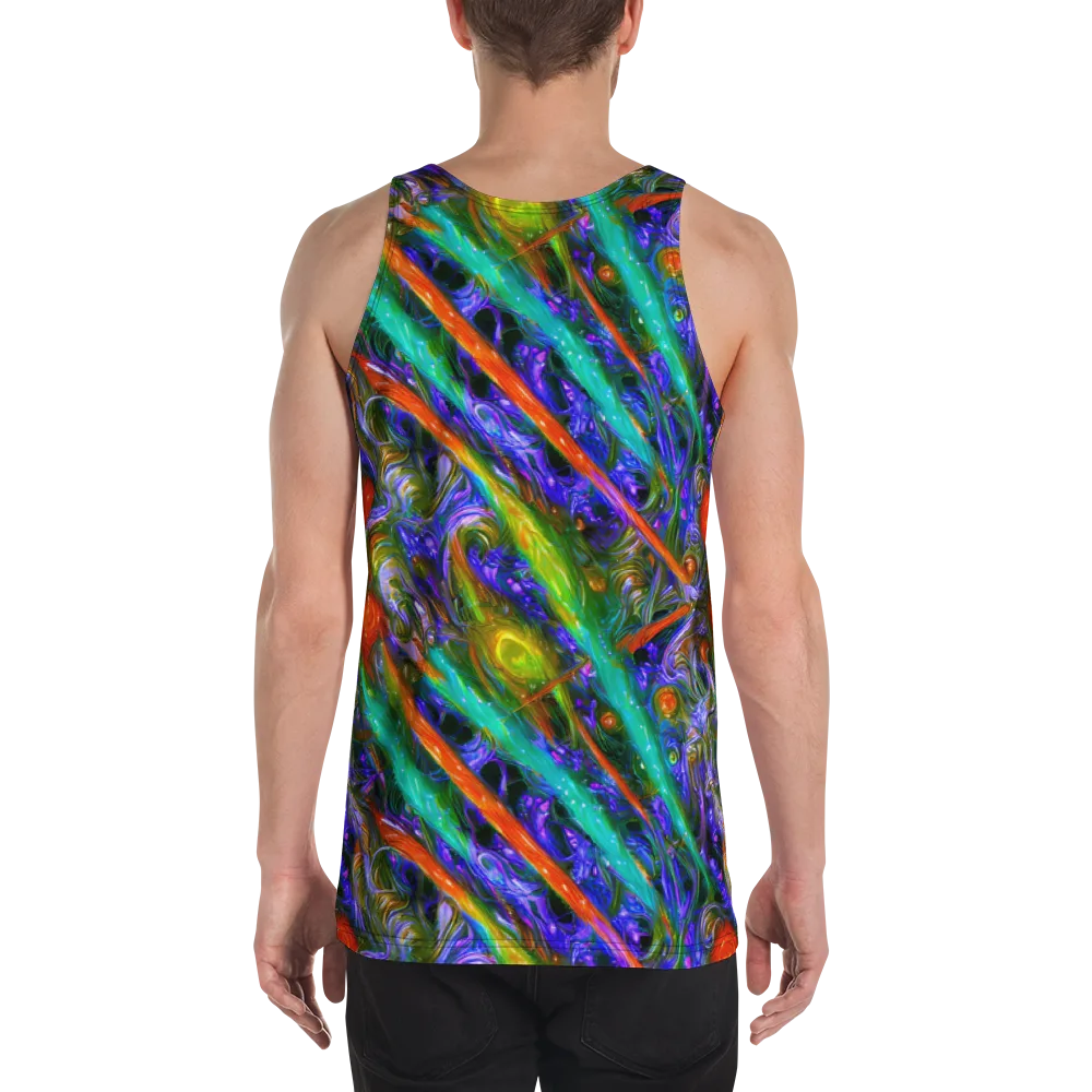 Turbulent Prism on Men's Tank Top — Back
