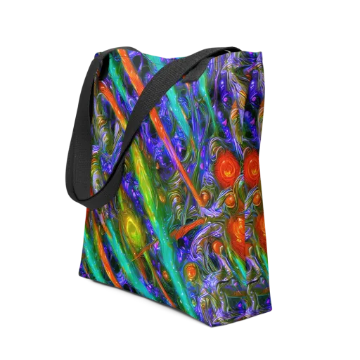 Turbulent Prism on a Tote Bag