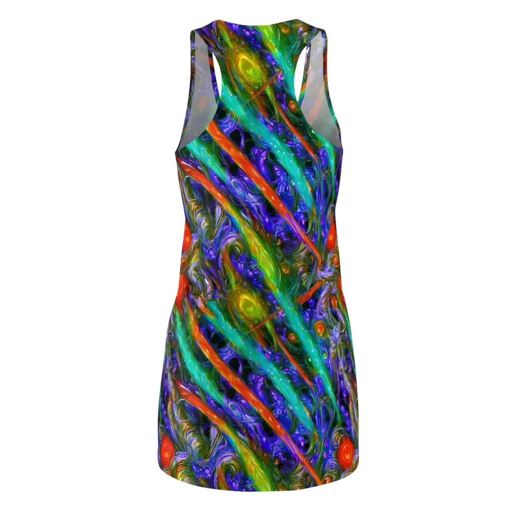 Turbulent Prism on Racerback Dress — Back