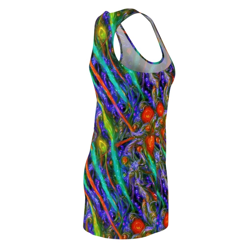 Turbulent Prism on Racerback Dress — Back Side