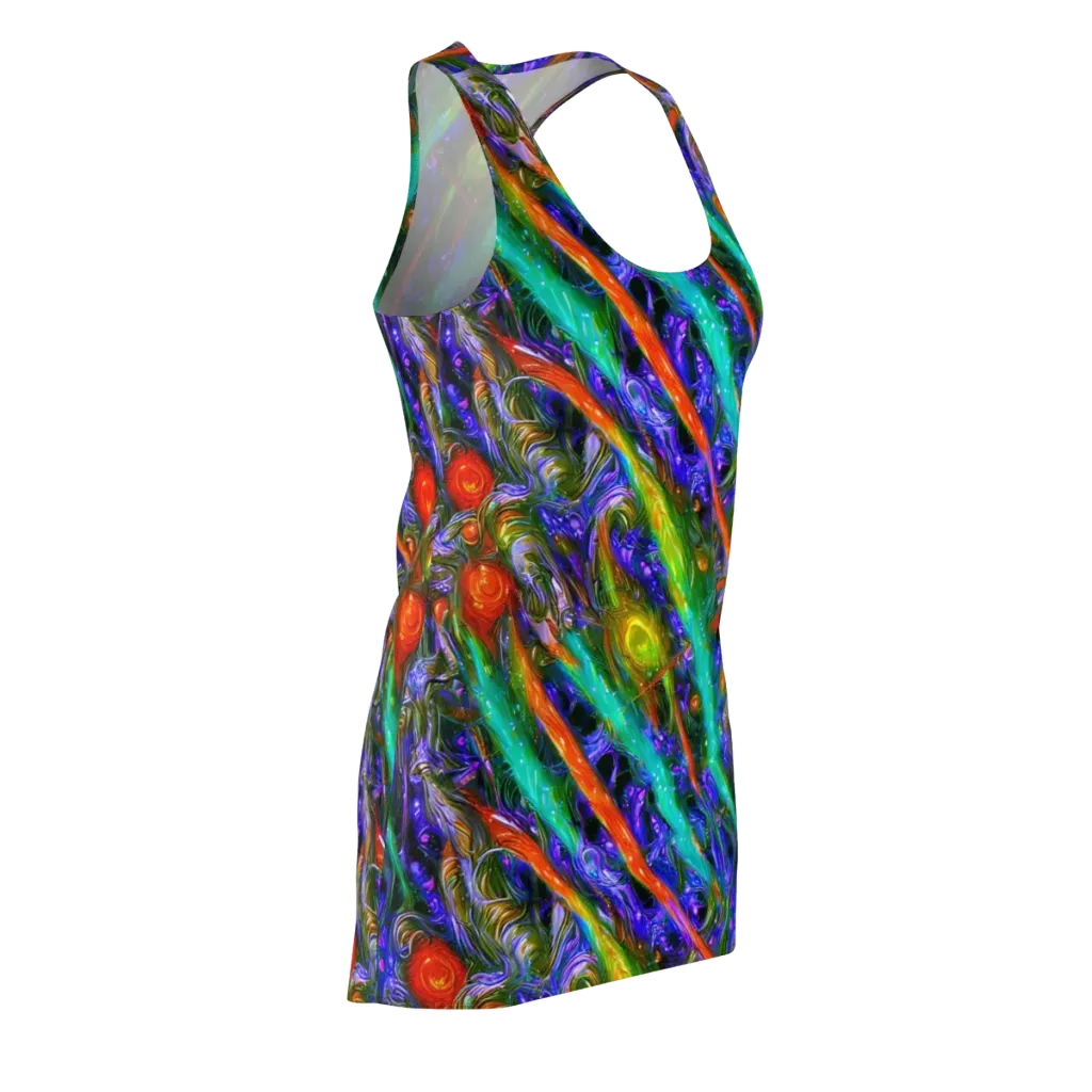 Turbulent Prism on Racerback Dress — Front Side