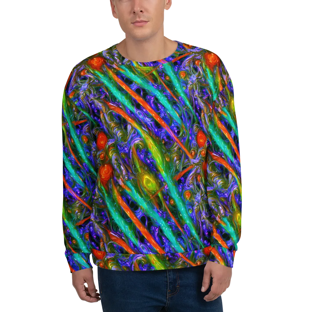 Turbulent Prism on Sweatshirt — Front