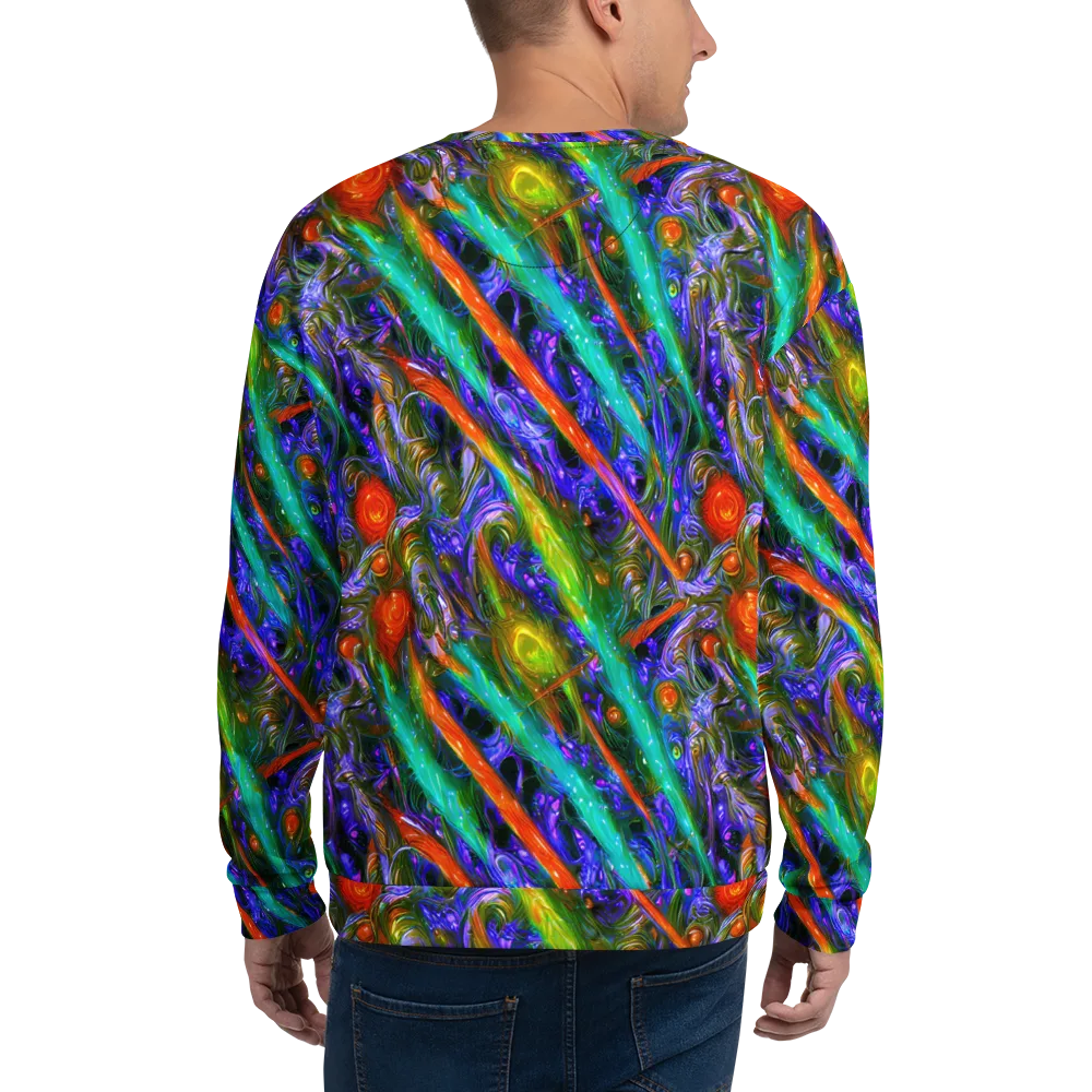 Turbulent Prism on Sweatshirt — Back