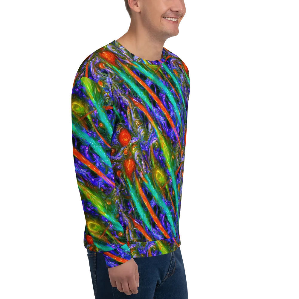 Turbulent Prism on Sweatshirt — Right Front