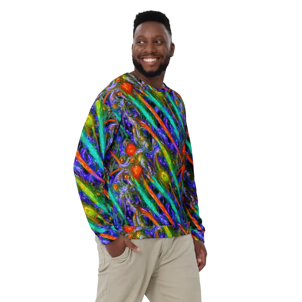 Turbulent Prism on Sweatshirt — Front