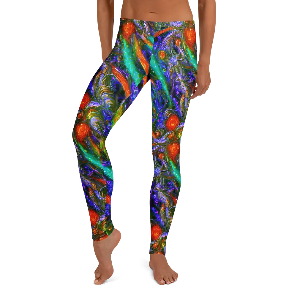 Turbulent Prism on Leggings — Front