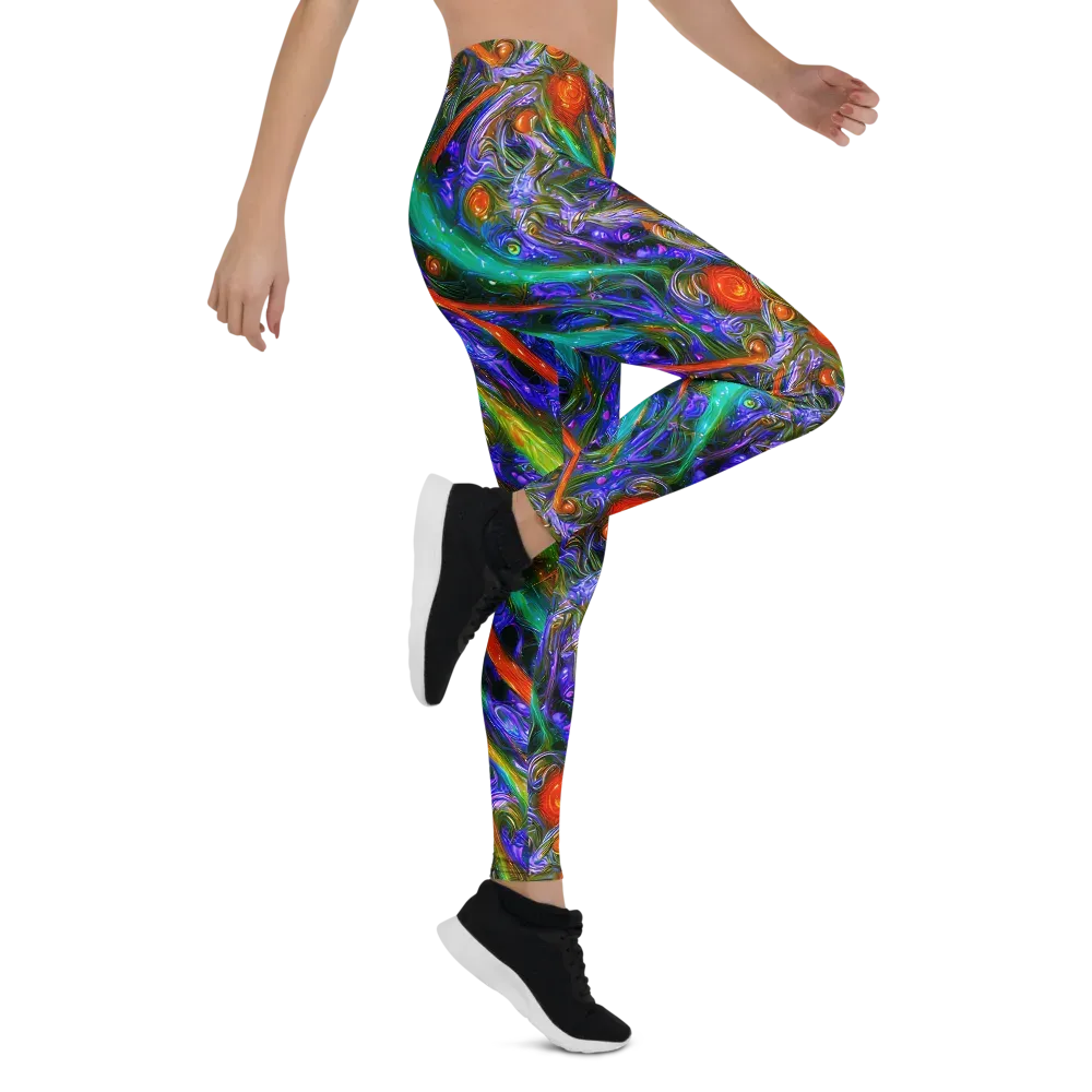 Turbulent Prism on Leggings — Right