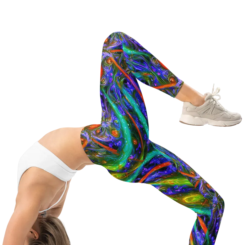 Turbulent Prism on Leggings — Right