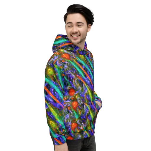 Turbulent Prism on a Hoodie