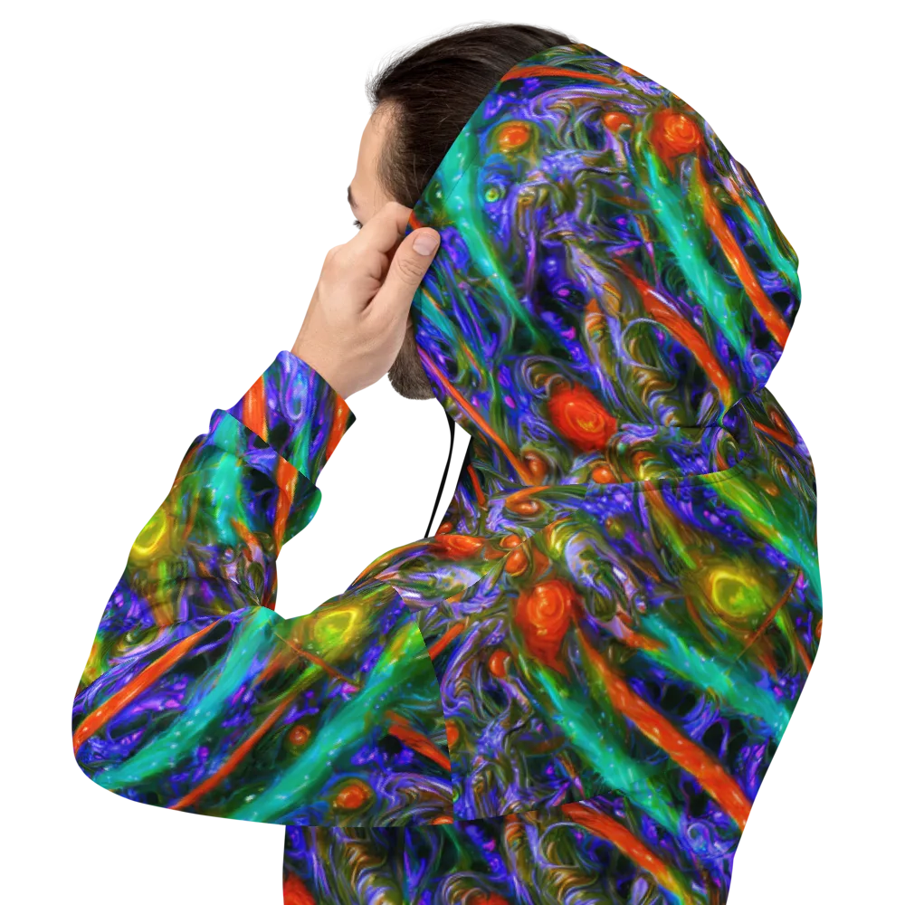 Turbulent Prism on Hoodie — Back