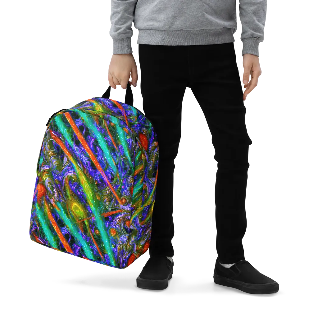 Turbulent Prism on Minimalist Backpack — Zoomed-in