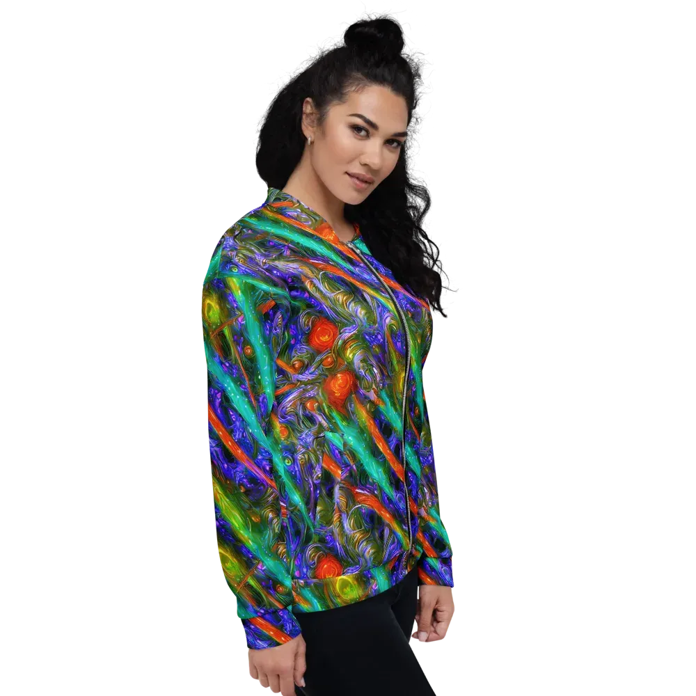 Turbulent Prism on Bomber Jacket — Right