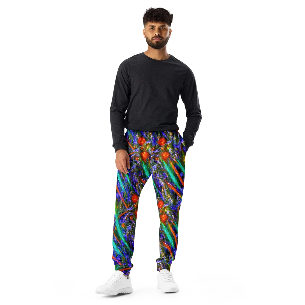 Turbulent Prism on Men's Joggers — Front