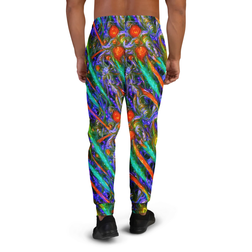 Turbulent Prism on Men's Joggers — Back