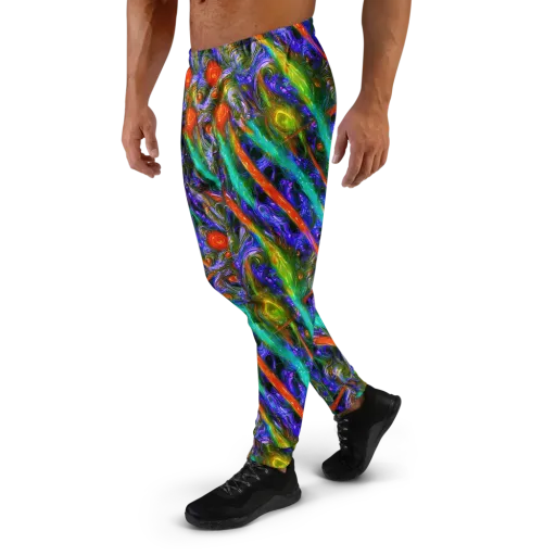 Turbulent Prism on a Men's Joggers