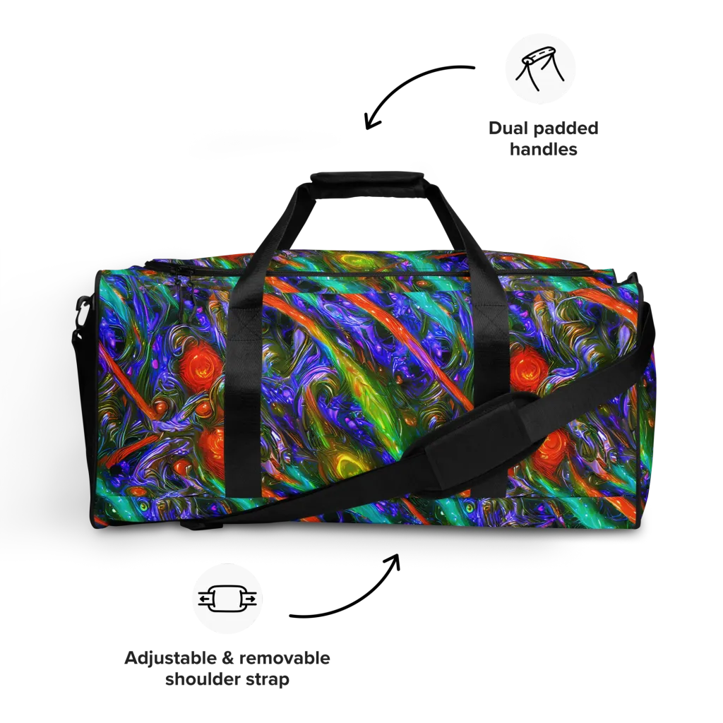 Turbulent Prism on Duffle Bag — Front