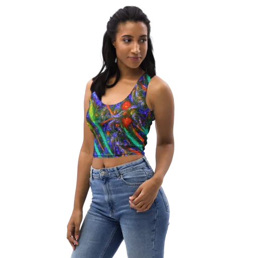 Turbulent Prism on a Crop Top